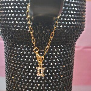 Gemini Zodiac tumbler charm